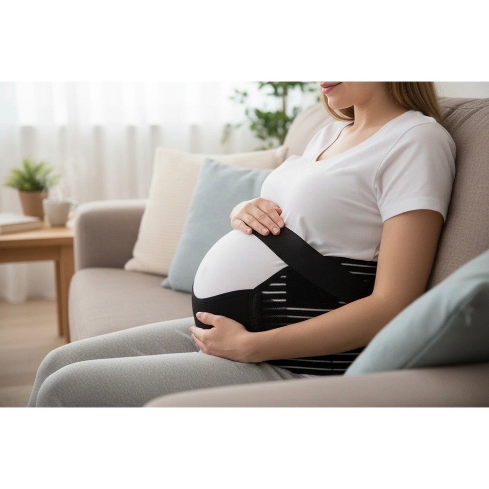 NeoTech Care NTC T007 Maternity Support Belt Black Size S Belly Back Pelvic Band
